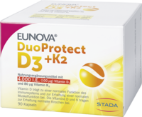 EUNOVA DuoProtect D3+K2 4000 I.E./80 µg Kapseln